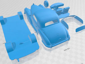 mercedes benz 300 w188 s coupe 1951 printable car 3D Print Model