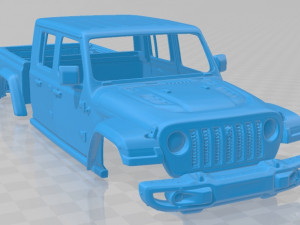 jeep gladiator 2020 printable body car 3D Принт Модель