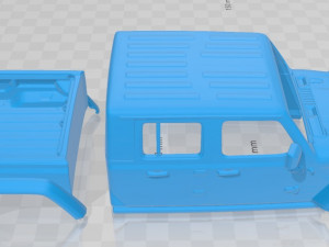 jeep gladiator 2020 printable body car 3D Принт Модель
