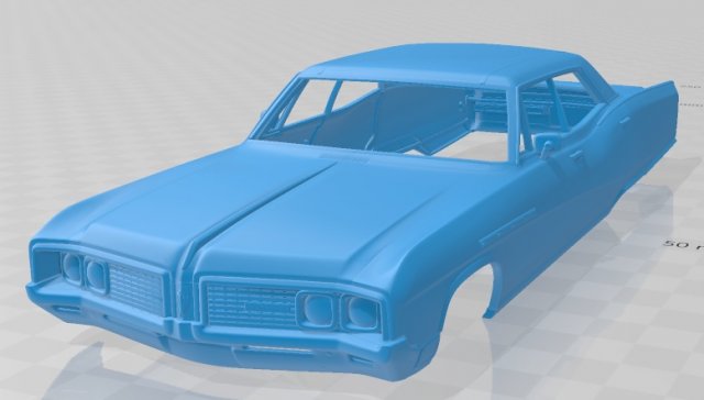 buick electra 225 hardtop sedan 1968 printable body car Modèles 3D en vedette .c4d .max .obj .3ds .fbx .stl .blend 
