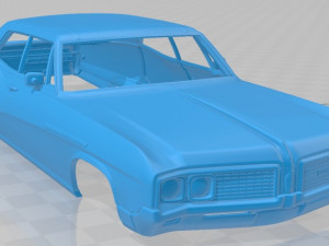 buick electra 225 hardtop sedan 1968 printable body car Modèles 3D en vedette