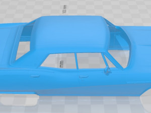buick electra 225 hardtop sedan 1968 printable body car Modèles 3D en vedette