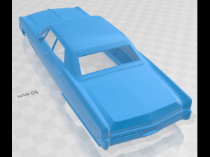 buick electra 225 hardtop sedan 1968 printable body car Modèles 3D en vedette