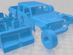 jeep gladiator 2020 printable car 3D Print Model
