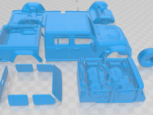 jeep gladiator 2020 printable car 3D Принт Модель