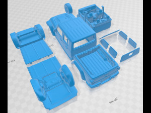 jeep gladiator 2020 printable car 3D Принт Модель