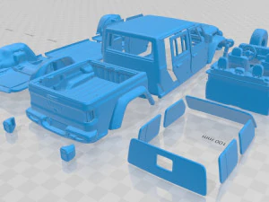 jeep gladiator 2020 printable car 3D Print Model