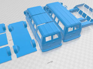 chevrolet sportvan 1968 printable van 3D Print Model