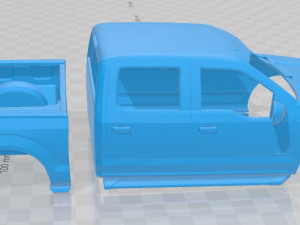 f 150 super crew cab xlt 2014 printable body car 3D प्रिंट मॉडल