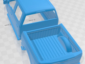 f 150 super crew cab xlt 2014 printable body car 3D प्रिंट मॉडल