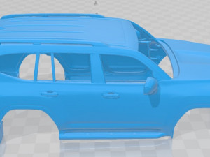 toyota land cruiser 2022 printable body car Modèles 3D en vedette