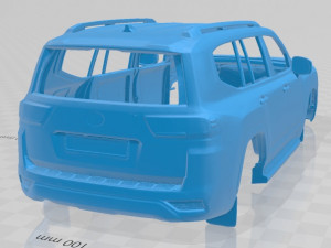toyota land cruiser 2022 printable body car Modèles 3D en vedette