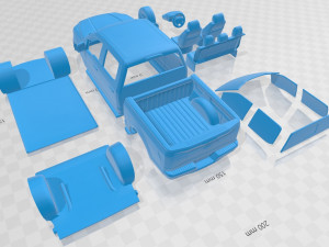 f 150 super crew cab xlt 2014 printable car 3D प्रिंट मॉडल