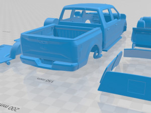 f 150 super crew cab xlt 2014 printable car 3D प्रिंट मॉडल