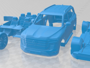 toyota land cruiser 2022 printable car 3Dプリントモデル