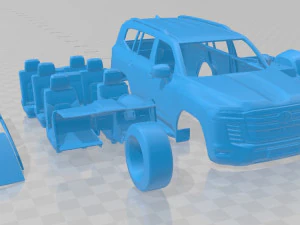 toyota land cruiser 2022 printable car 3D Print Model