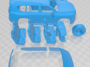 toyota land cruiser 2022 printable car 3D Принт Модель