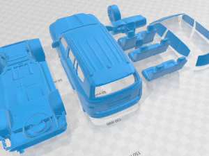 toyota land cruiser 2022 printable car 3D Print Model