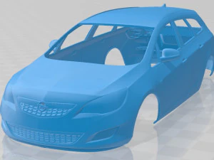 opel astra sports tourer 2012 printable body car 3D Print Model