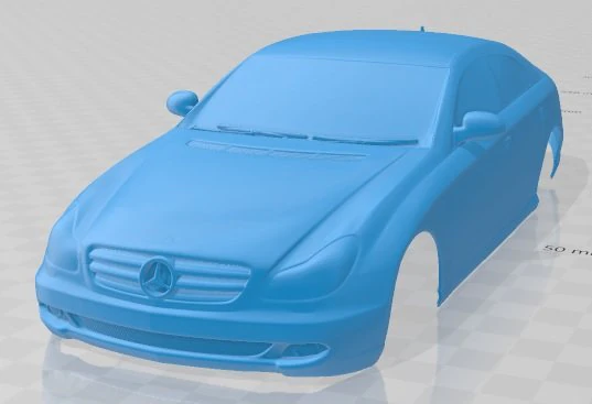 mercedes benz cls500 2005 printable body car 3D Print Model .c4d .max .obj .3ds .fbx .stl .blend 