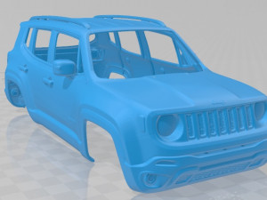 jeep renegade 2019 printable body car 3D Принт Модель