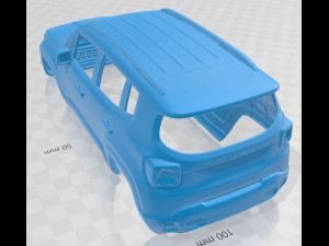 jeep renegade 2019 printable body car 3D Принт Модель