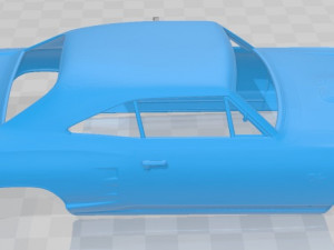 dodge coronet rt hardtop coupe 1968 printable body car Modelo de Impressão 3D