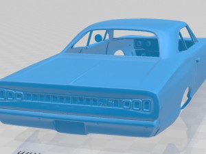 dodge coronet rt hardtop coupe 1968 printable body car Modelo de Impressão 3D