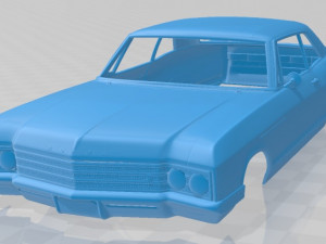 buick electra 225 sport coupe 1966 printable body car Modelo de impresión 3D