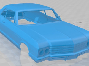 buick electra 225 sport coupe 1966 printable body car 3D Принт Модель