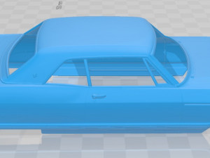 buick electra 225 sport coupe 1966 printable body car 3D Принт Модель