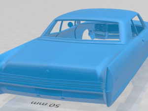 buick electra 225 sport coupe 1966 printable body car 3D Принт Модель