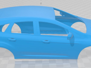 focus hatchback 2011 printable body car Modelo de Impressão 3D