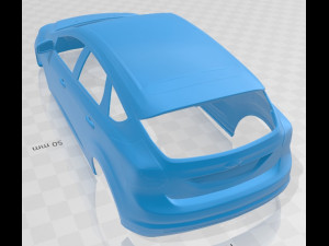 focus hatchback 2011 printable body car Modelo de Impressão 3D