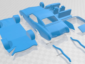 buick riviera 1969 printable car Model do druku 3D