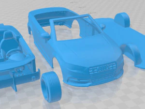 audi s3 cabriolet 2015 printable car 3D Print Model