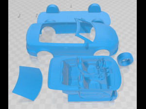 audi s3 cabriolet 2015 printable car 3D-Druckmodell