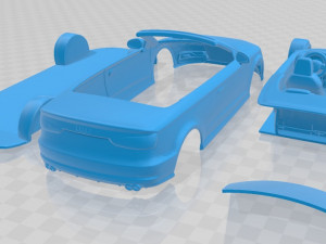audi s3 cabriolet 2015 printable car 3D-Druckmodell