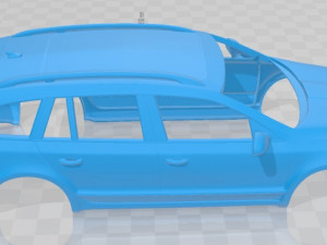 skoda superb combi 2011 printable body car 3D Принт Модель