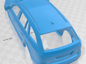skoda superb combi 2011 printable body car 3D Принт Модель