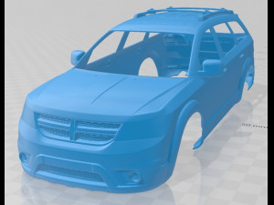 dodge journey 2011 printable body car Modelo de Impressão 3D