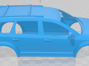 dodge journey 2011 printable body car 3D Print Model