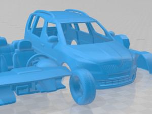 skoda roomster 2011 printable car 3D Принт Модель