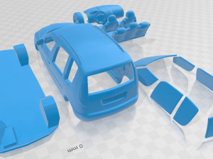 skoda roomster 2011 printable car 3D Принт Модель