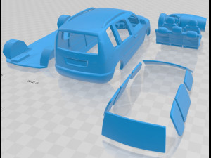 skoda roomster 2011 printable car 3D Принт Модель