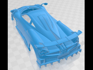 pagani imola 2021 printable body car 3D प्रिंट मॉडल