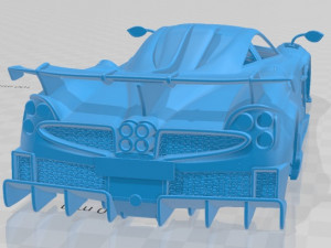 pagani imola 2021 printable body car 3D प्रिंट मॉडल