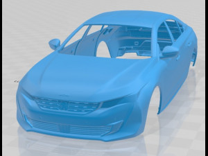 peugeot 508 2019 printable body car Modèles 3D en vedette