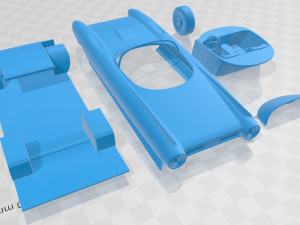 cadillac cyclone 1959 printable car 3D-Druckmodell