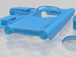 cadillac cyclone 1959 printable car 3D-Druckmodell